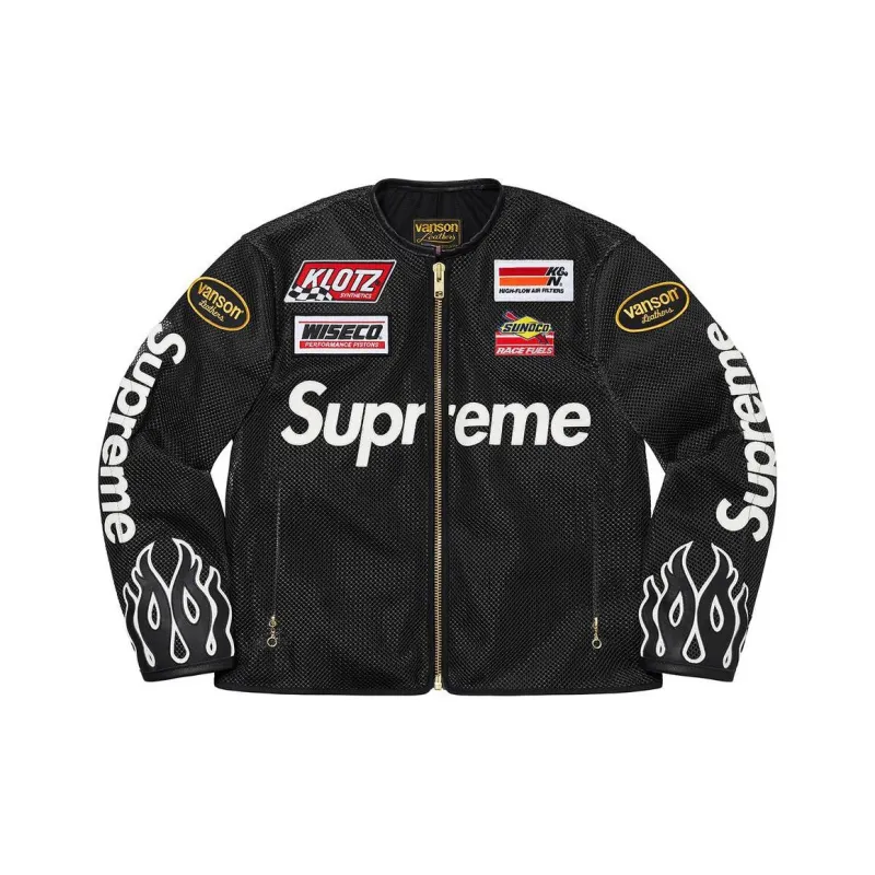 Supreme Vanson Leathers Cordura Mesh Jacket-0