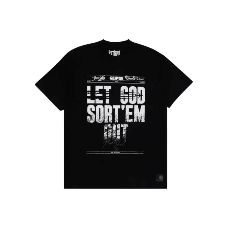 Carhartt WIP Goat Exclusive For Manifesto Carhartt WIP X Clipse Paris Short Sleeve T Shirt-0