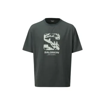 SALOMON T Shirt Unisex Dark Green