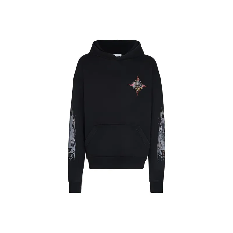 RHUDE Neon Flame Hoodie-0