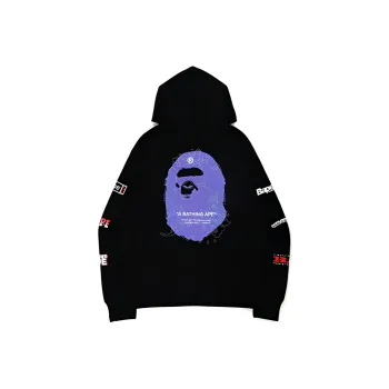 A BATHING APE Big Ape Head Digital Mosaic Relaxed Fit Full Zip Hoodie