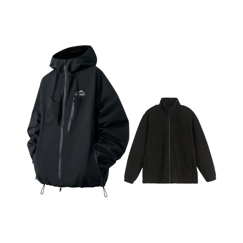 CHARLIE GOLF Water Resistant Windproof Wear Resistant Windbreaker Jacket Unisex-10