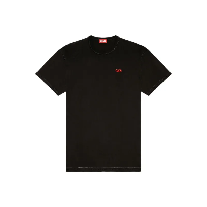 DIESEL T Boxt K18 Logo Embroidered T Shirt-0