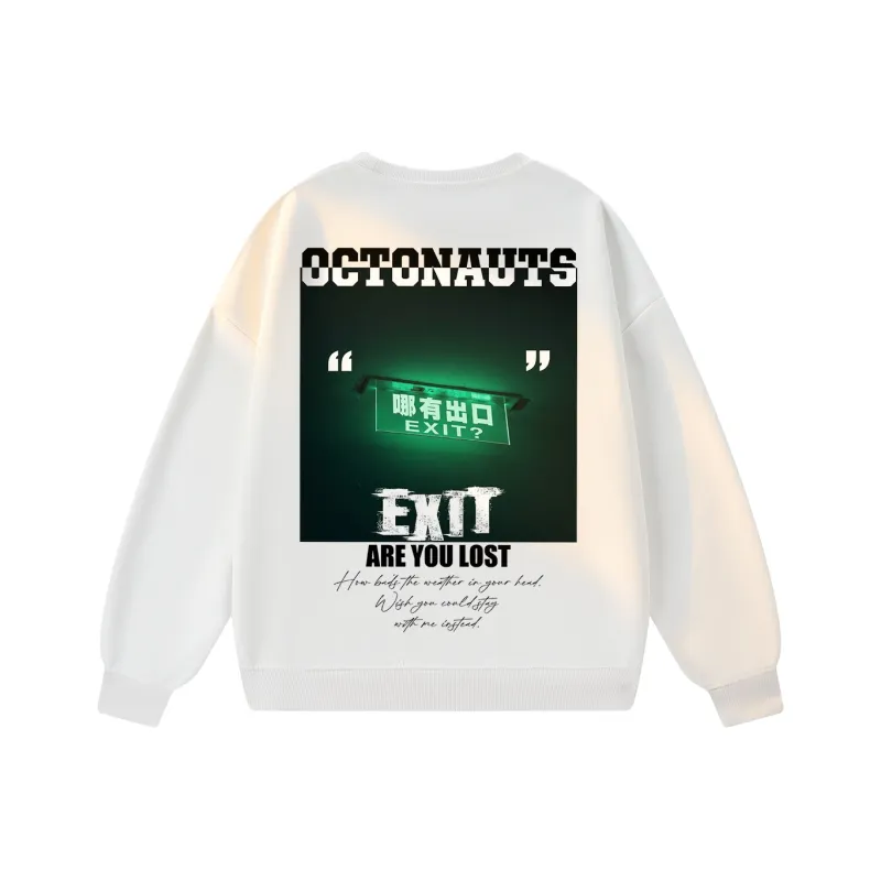 Small Columns Under The Sea Sweatshirt Unisex-0