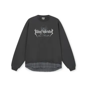 BONELESS Sweatshirts Unisex Charcoal Black