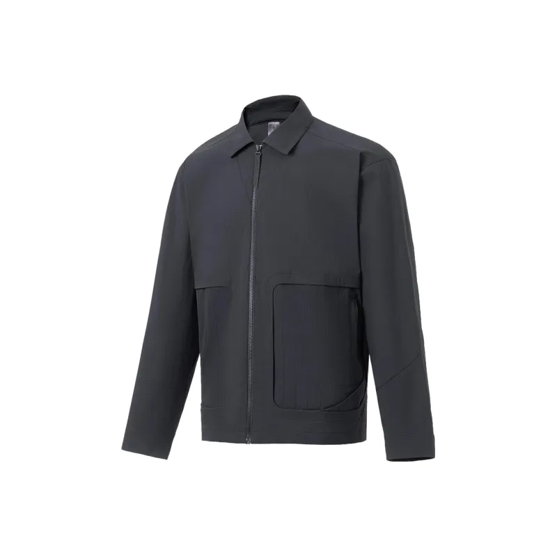 LiNing Li Ning X Jackie Chan Co-branded Kung Fu Series Jackets Men Charcoal Black-0