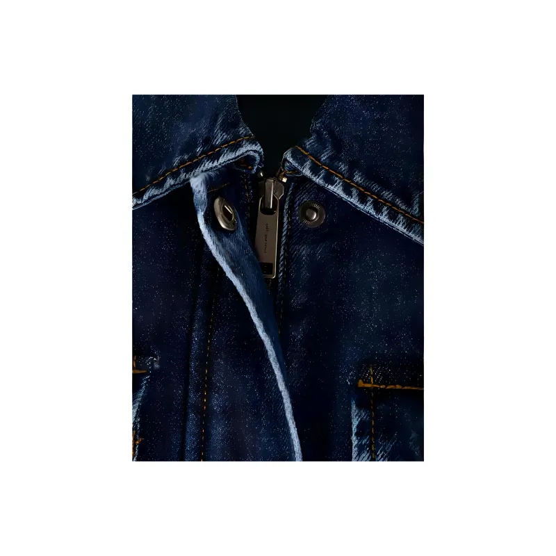 Self portrait Denim Utility Cropped Jacket-4