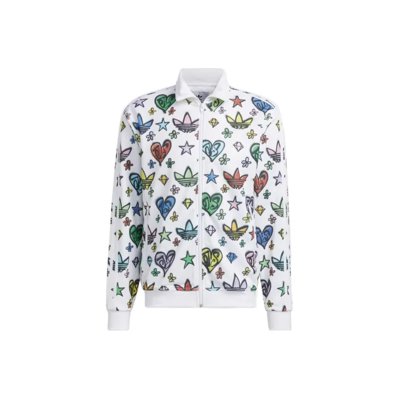 Adidas Originals JEREMY SCOTT FIREBIRD Jackets Unisex White-0