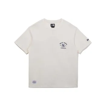 New Era SS25 T Shirt Unisex Ivory White