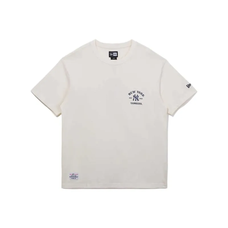 New Era SS25 T Shirt Unisex Ivory White-0