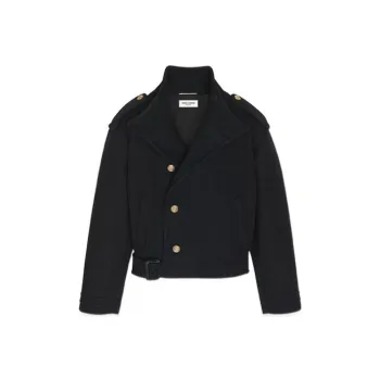 SAINT LAURENT FW22 Jackets Coats Men's Black