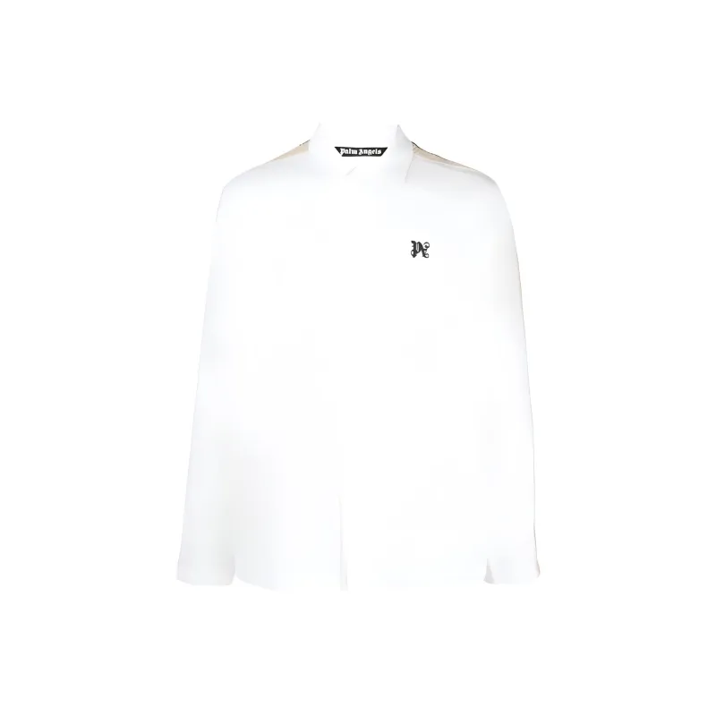 PALM ANGELS Pa Monogram Printed Long Sleeved Shirt-0