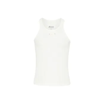 Maison Margiela Ribbed Knit Sleeveless Top