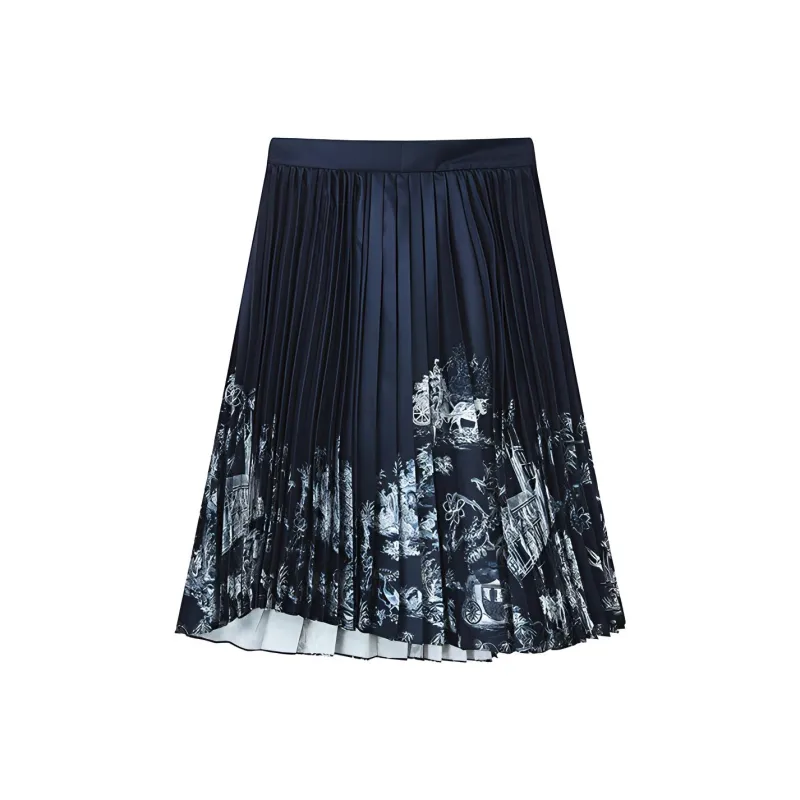 FILA Casual Long Skirts Women's All Over Print-1