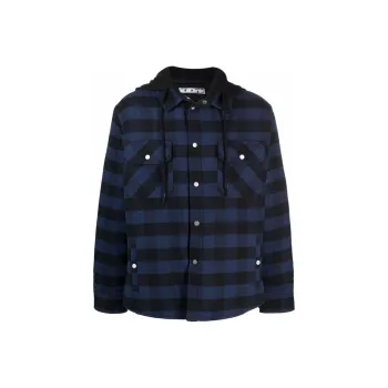 OFF WHITE Jackets Men Navy Blue