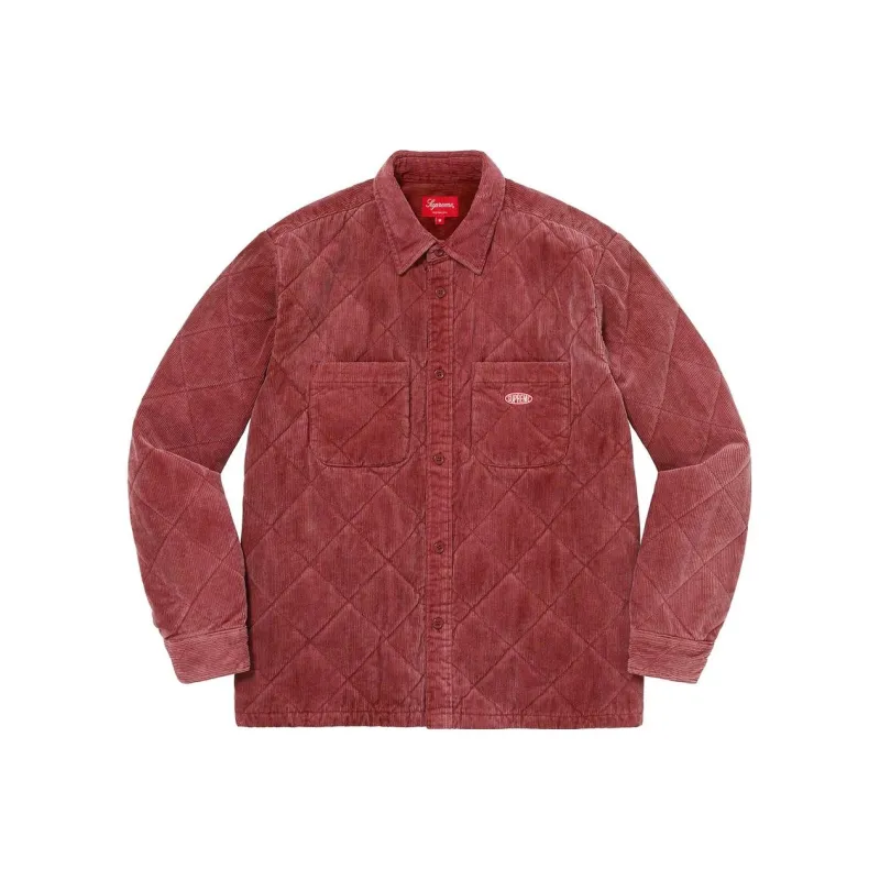 Supreme Quilted Corduroy Shirt-5