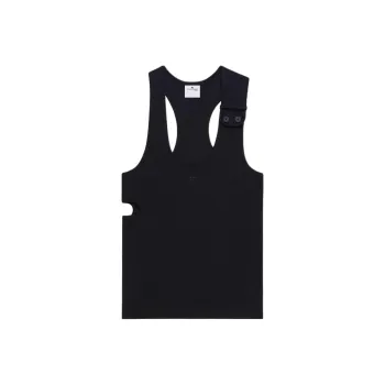 COURREGES Cut Out Detailed Tank Top