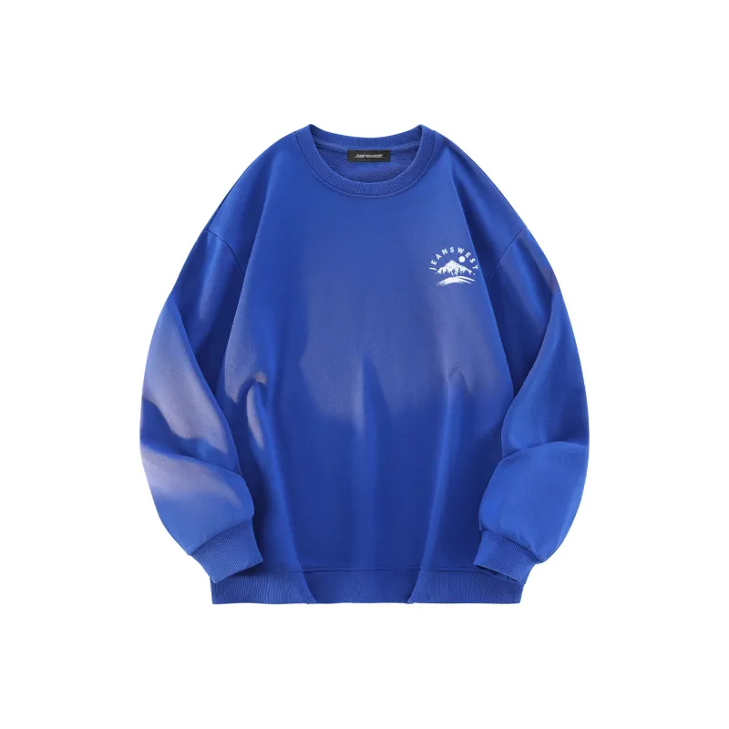 JEANSWEST Sweatshirt Unisex Navy Blue-17