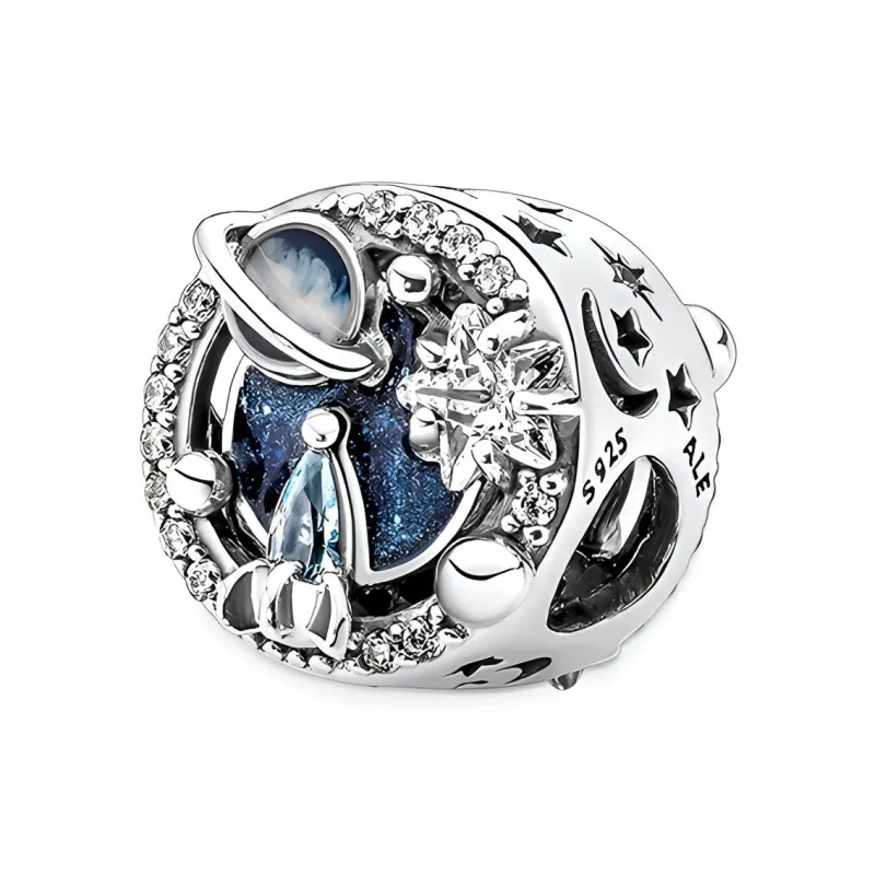 Pandora 925 Sterling Silver Bead Ornament Women's Multicolor-1