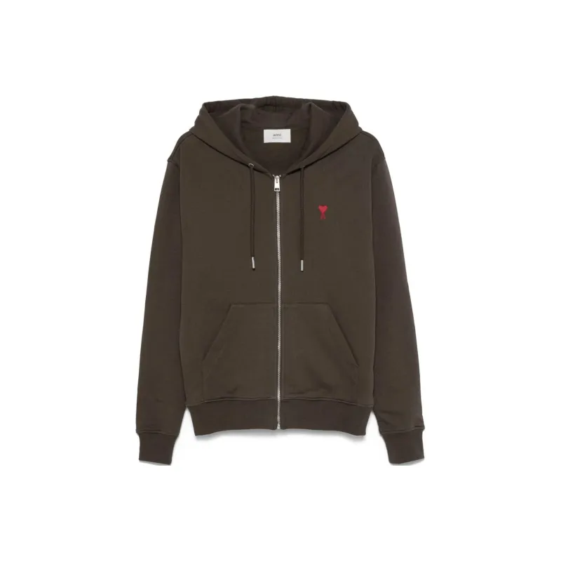 AMIPARIS De Coeur Zipped Hoodie-0