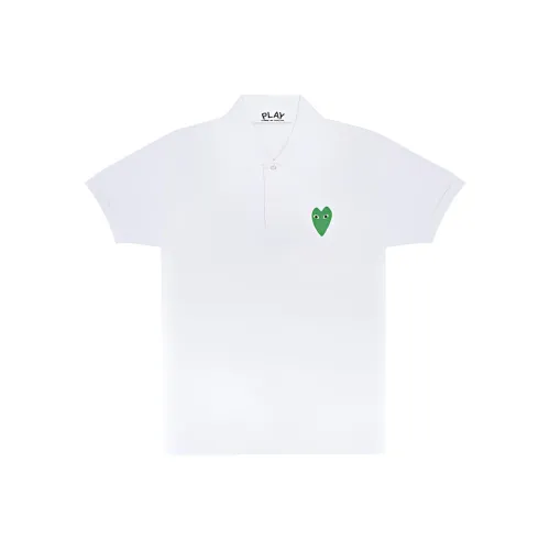 CDG Play Polo Shirts Men White