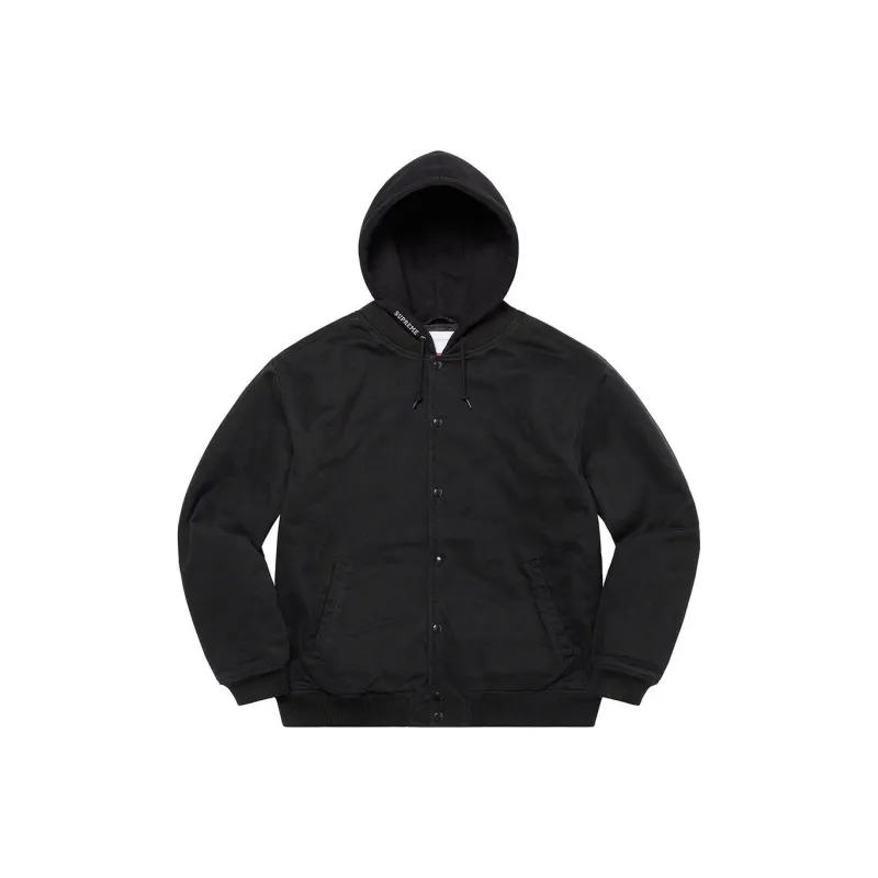 Supreme Hooded Twill Varsity Jacket-4