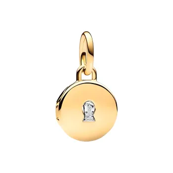 Pandora Gold Plated Copper Silver Alloy Pendants Women's Gold