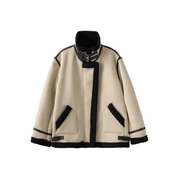 FEICHAI Jackets Unisex Ecru