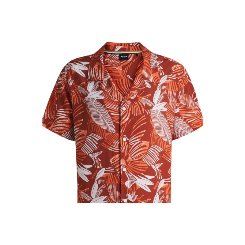 HUGO BOSS Shirts Men Orange-3