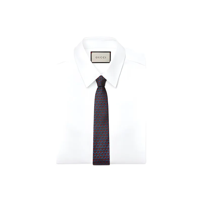 GUCCI Ties Unisex Midnight Blue-1