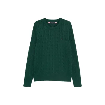 Tommy Hilfiger FW24 Knitwear Men's Forest Green