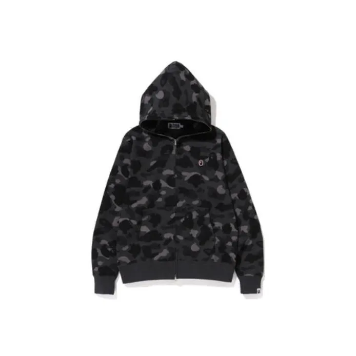 A BATHING APE Color Camo Thermal Full Zip Hoodie-0