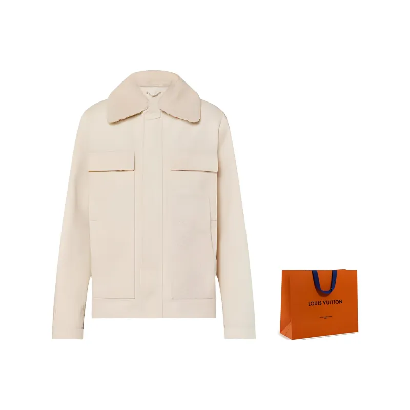 LOUIS VUITTON SS23 Jackets Coats Men's Apricot-6