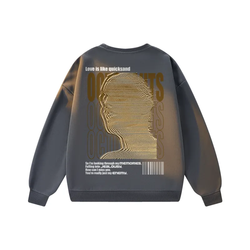 Small Columns Under The Sea Sweatshirt Unisex-18
