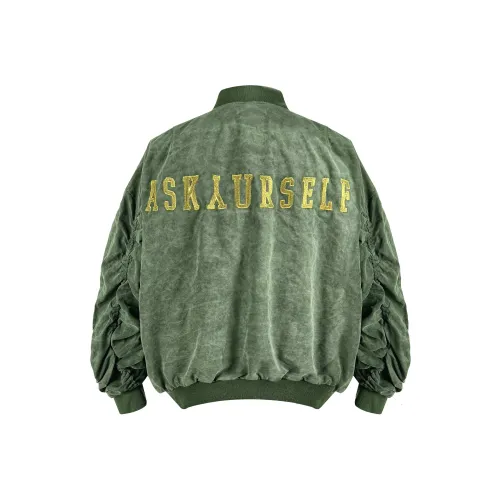 Askyurself Loose Fit Jacket Unisex Army Green