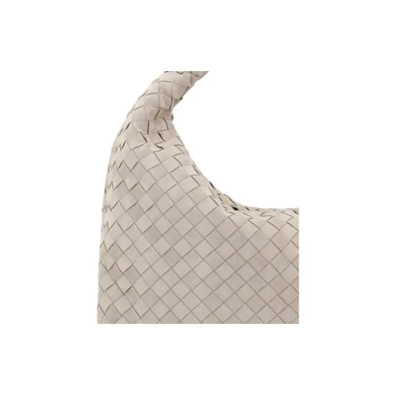 Bottega Veneta Hop Calfskin Tote Bag, Shopping Bag, Handbag Tubas Women's White-3