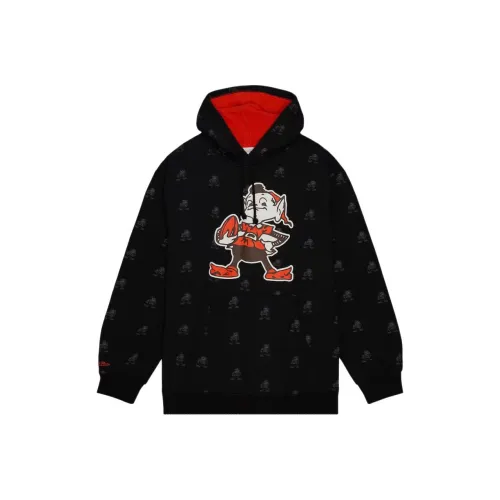 Mitchell & Ness Cleveland Browns Allover Print Sweatshirt Men's Black