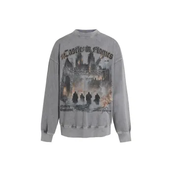 AWAKEN THE ROSE Sweatshirt Unisex Gray