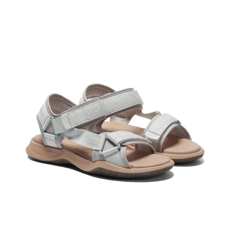 Onitsuka Tiger Ohbori Strap Beach Sandals Unisex Gray-2