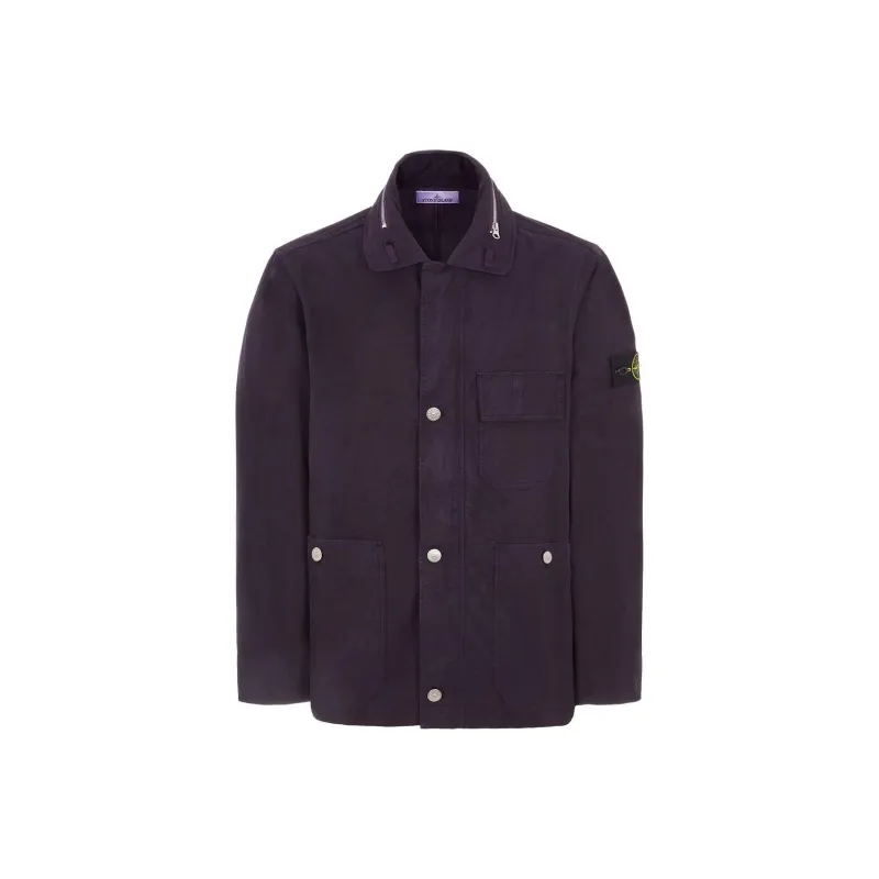 STONE ISLAND Jackets Men Dark Reddish Purple-0