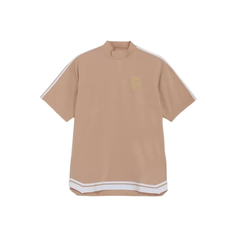 PUMA Drop Shoulder Sleeve T-Shirt Men's Light Brown-0