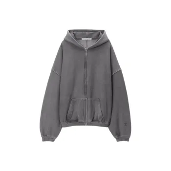 Alexander Wang FW24 Sweatshirt Unisex Washable Granite