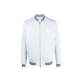 Alexander McQueen Logo Printed Bomber Jacket