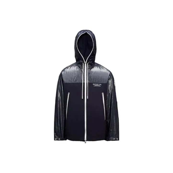 Moncler Logo Print Zipped Hoodie-0