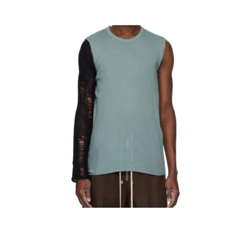 RICK OWENS/RO Tank Tops Men's Gray