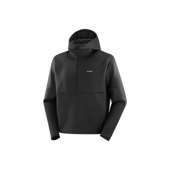 SALOMON SHAKE HZ HOODED SWEATER Sweatshirt Men's Pitch Black