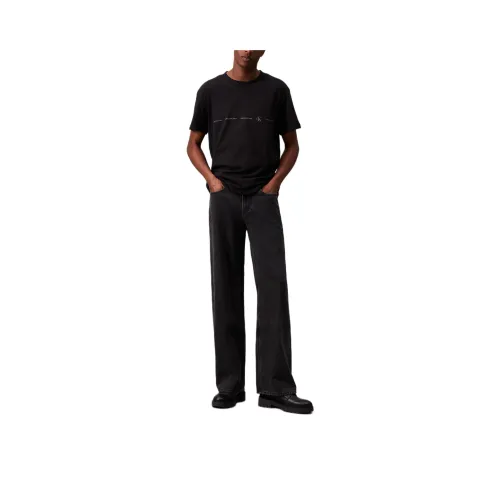 CALVIN KLEIN T Shirt Men's Black Europe Version