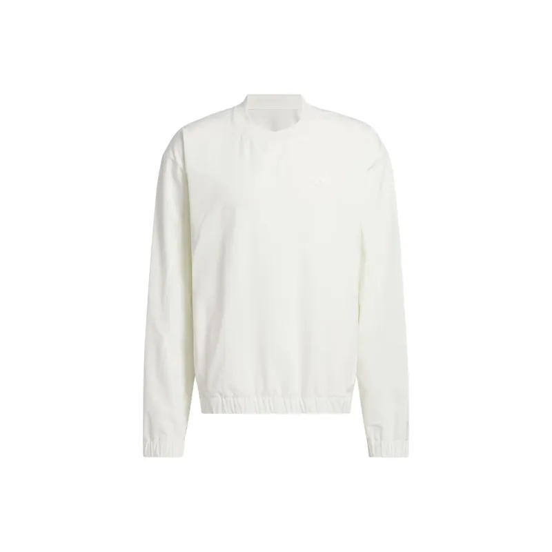 Adidas Free Shipping With AdiClub Woven Pullover Crew Sweatshirt-0