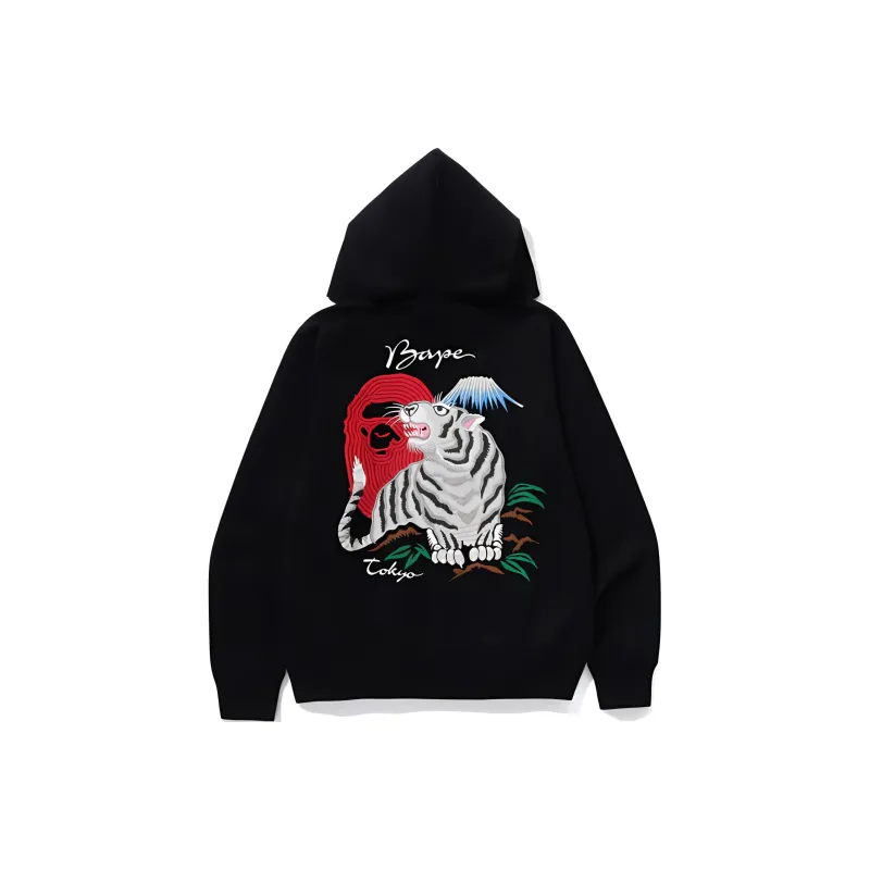Bape Tiger Souvenir Zip Hoodie-0