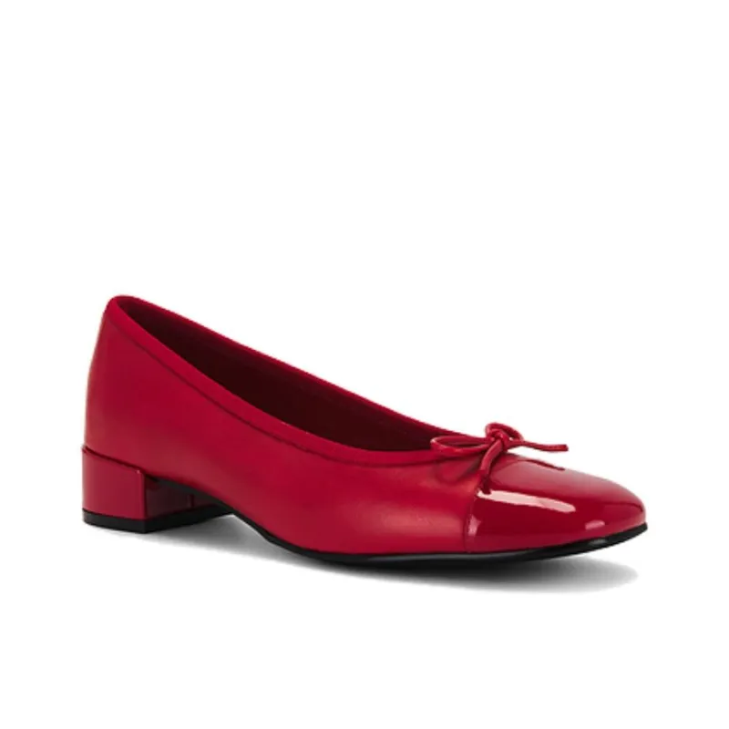 Jeffrey Campbell DANCERIE Chunky Heel High Heels 3.2cm Women's Red-1